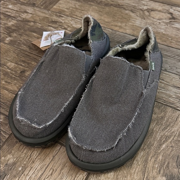 Sanuk Mens Shoes Donny Camo Chill NWT 8